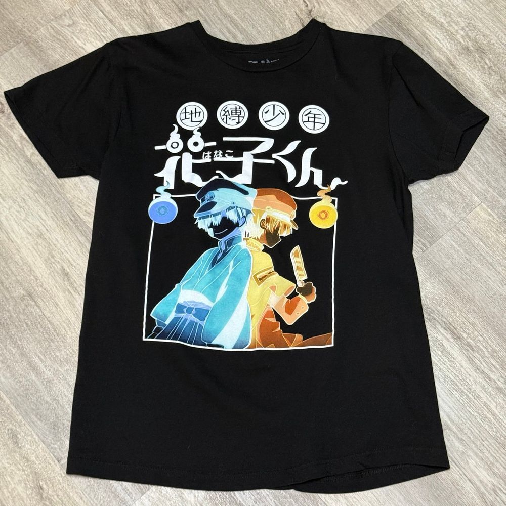Toilet Bound Hanako Kun T-shirt Men's Adult Black Anime Graphic Anime Medium